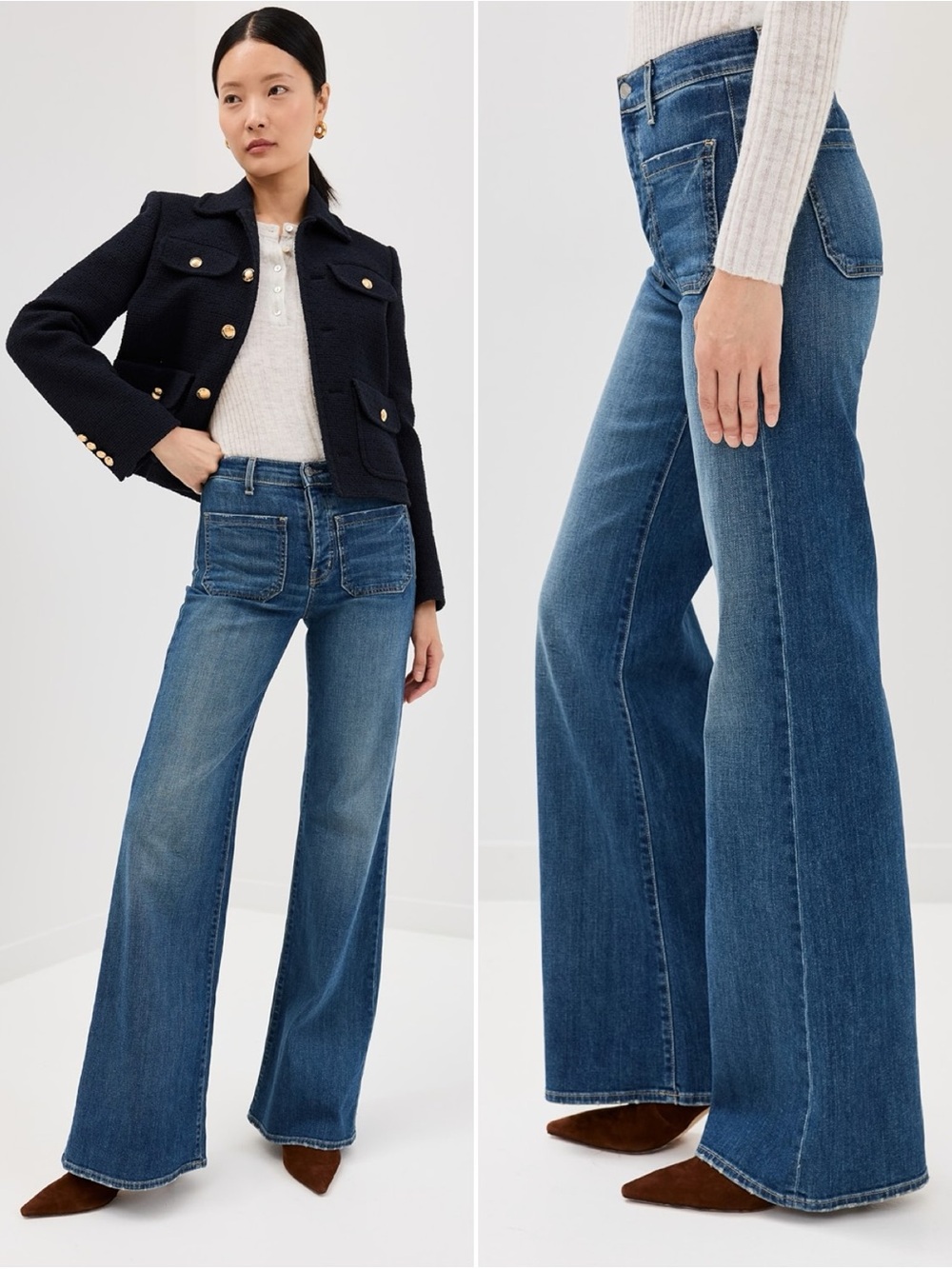Nili Lotan Florence Jeans Simon Wash Size 24 NWT